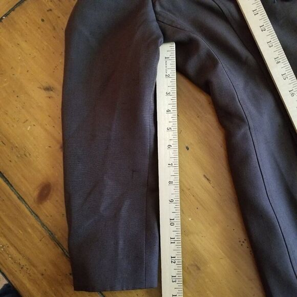 Tahari 100% Silk Jacket Brown Classic Blazer Sz 4 Small - Picture 7 of 12